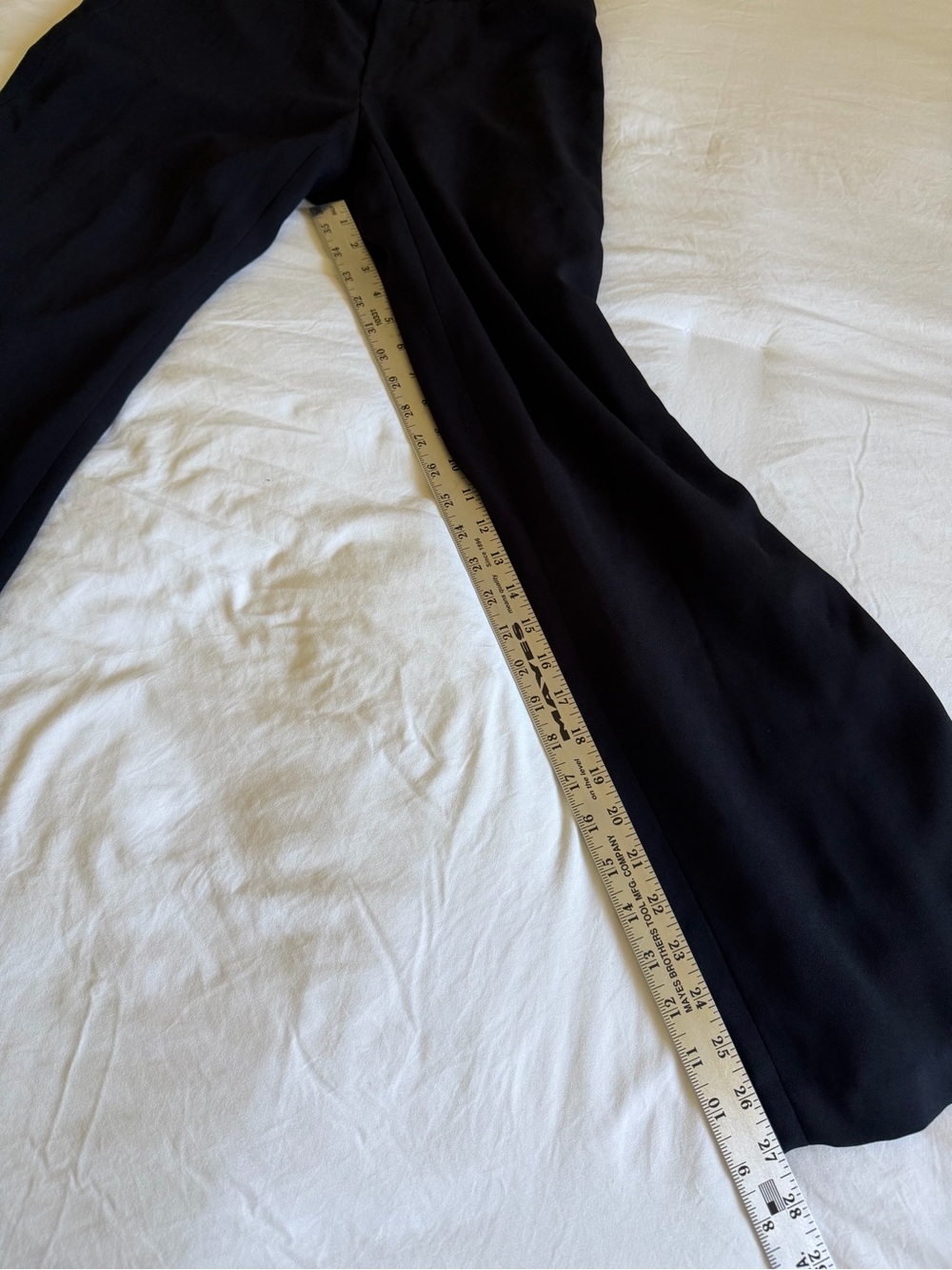 Oscar Maxx California Black Wide Leg Dress Pants Size 8 Made in Canada - Picture 7 of 9